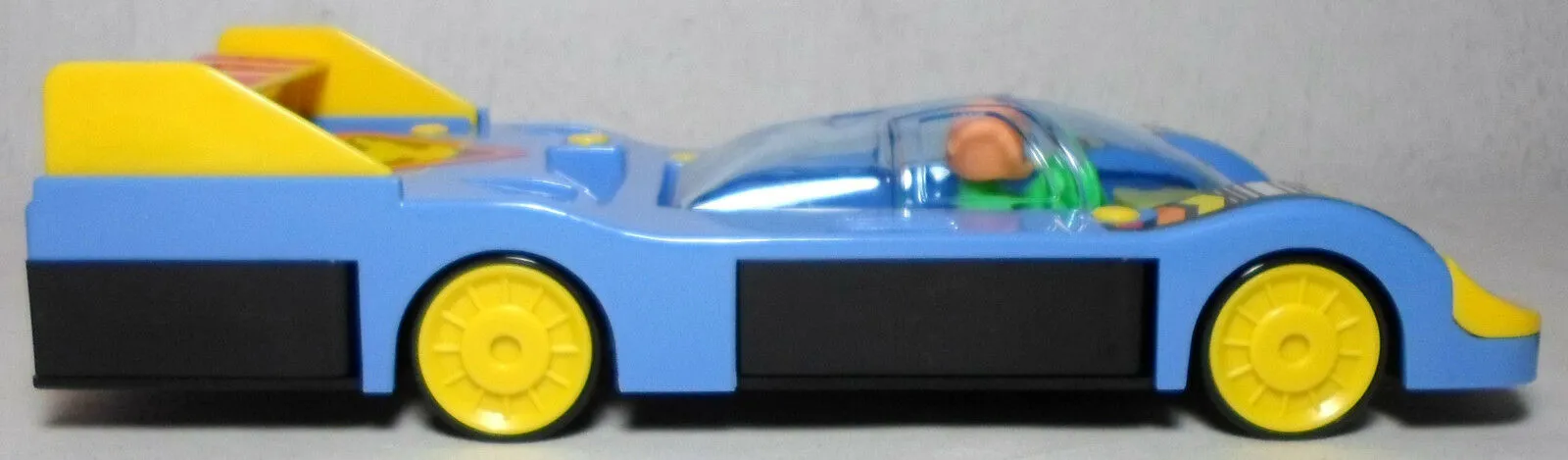 Flomo Retro Race Car Mechanical Pencil Case Vintage Blue Racing Stationary Box MIP