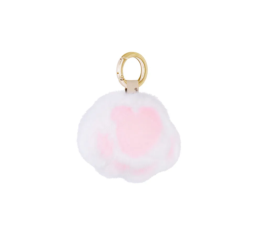 Fluffy Cat Paw Keyring Keychain Pandent Bag Cham