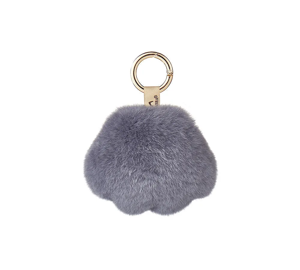 Fluffy Cat Paw Keyring Keychain Pandent Bag Cham