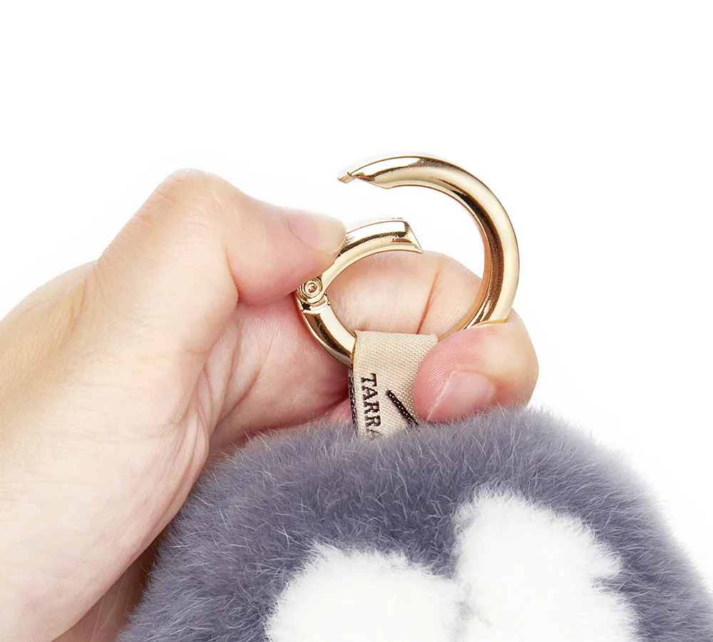 Fluffy Cat Paw Keyring Keychain Pandent Bag Cham