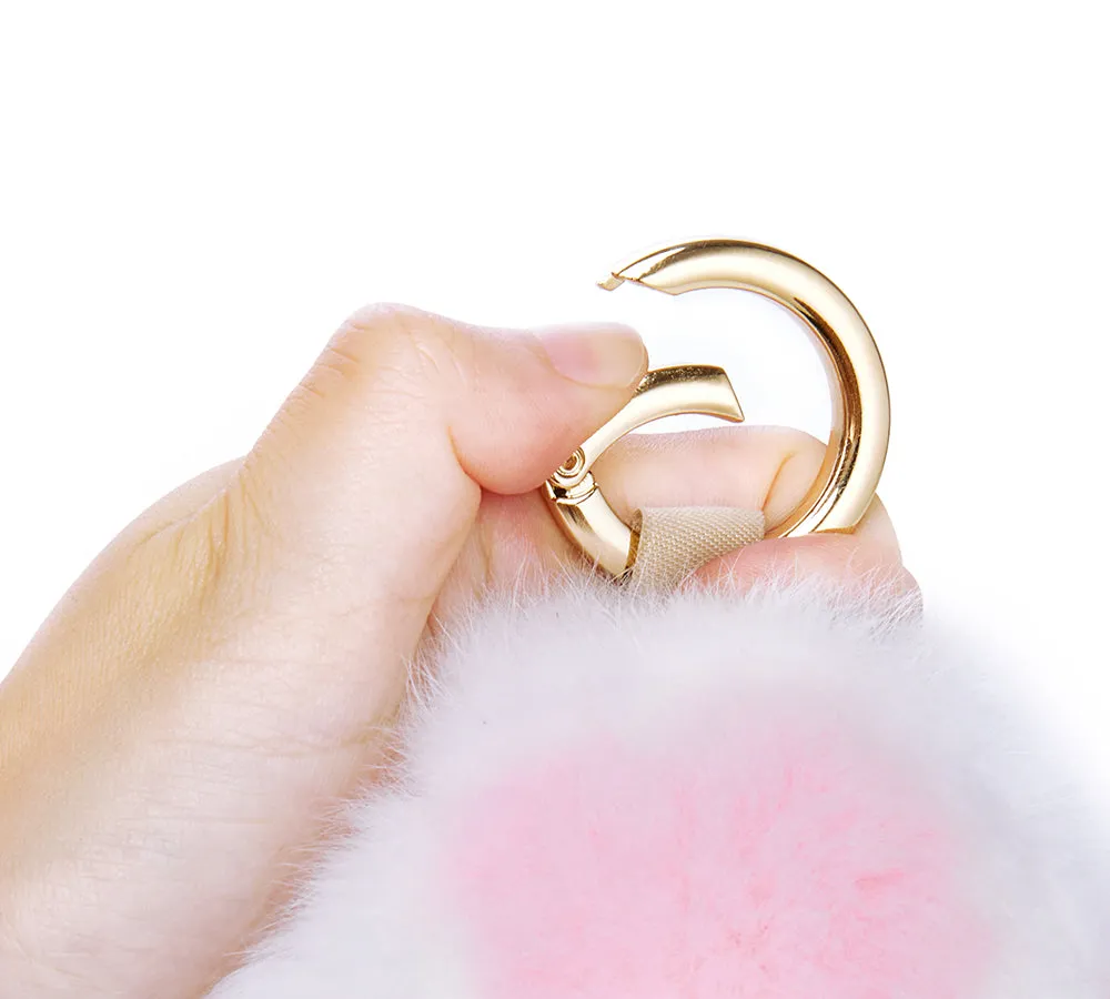 Fluffy Cat Paw Keyring Keychain Pandent Bag Cham