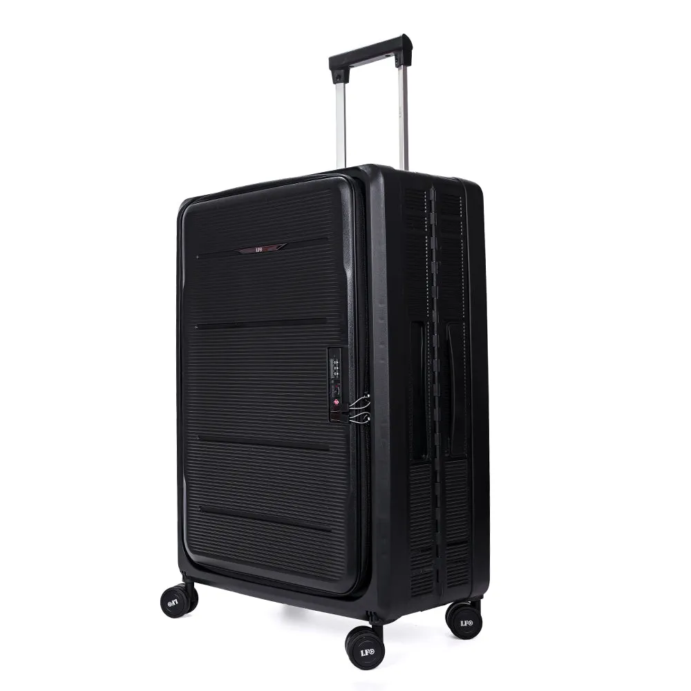 Foldable Hardcase Black Cabin Suitcase for Travel ( 24 inch-75)