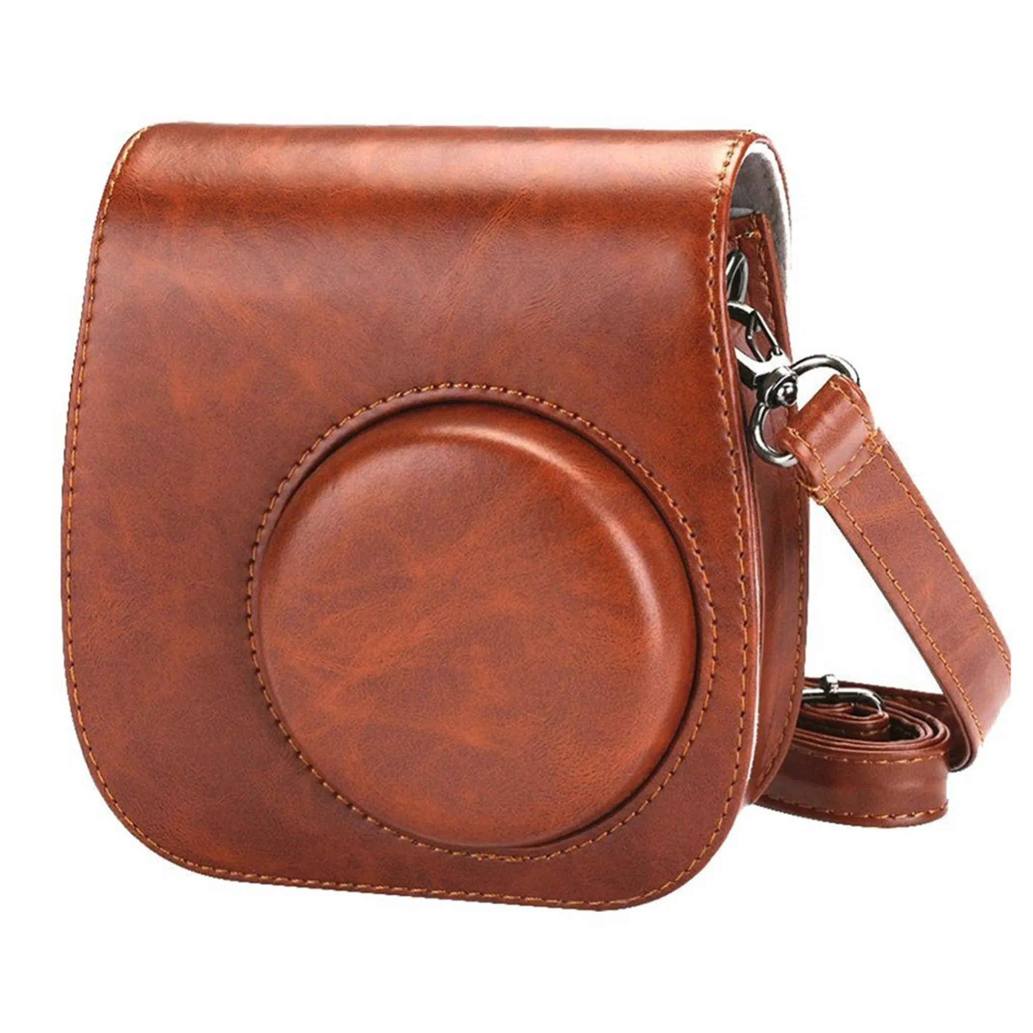 Fujifilm Instax Mini 9 / 8 leather case - Brown