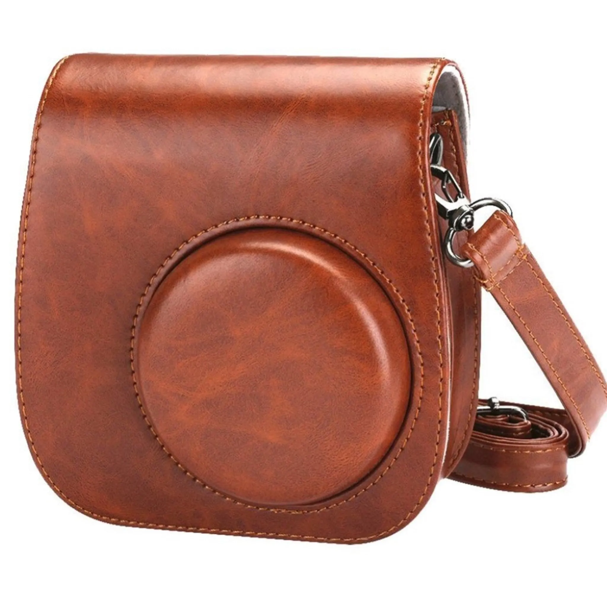 Fujifilm Instax Mini 9 / 8 leather case - Brown