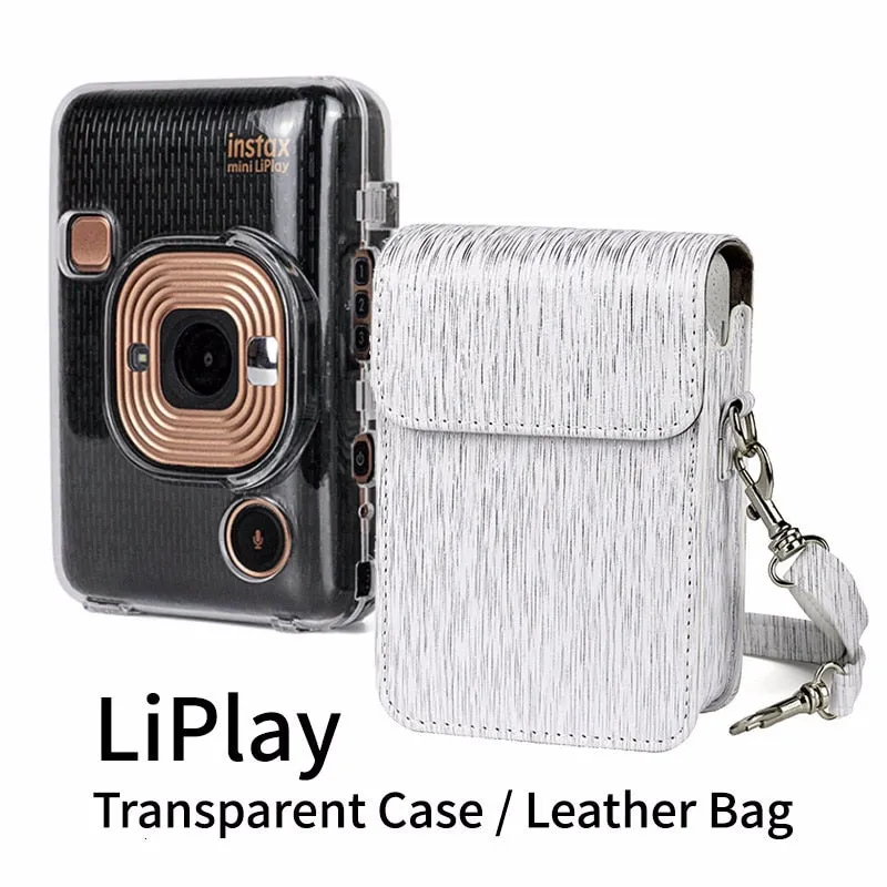 Fujifilm Instax mini Liplay Camera Accessory Artist Leather Instant Camera Shoulder Bag Protector Cover Case Pouch