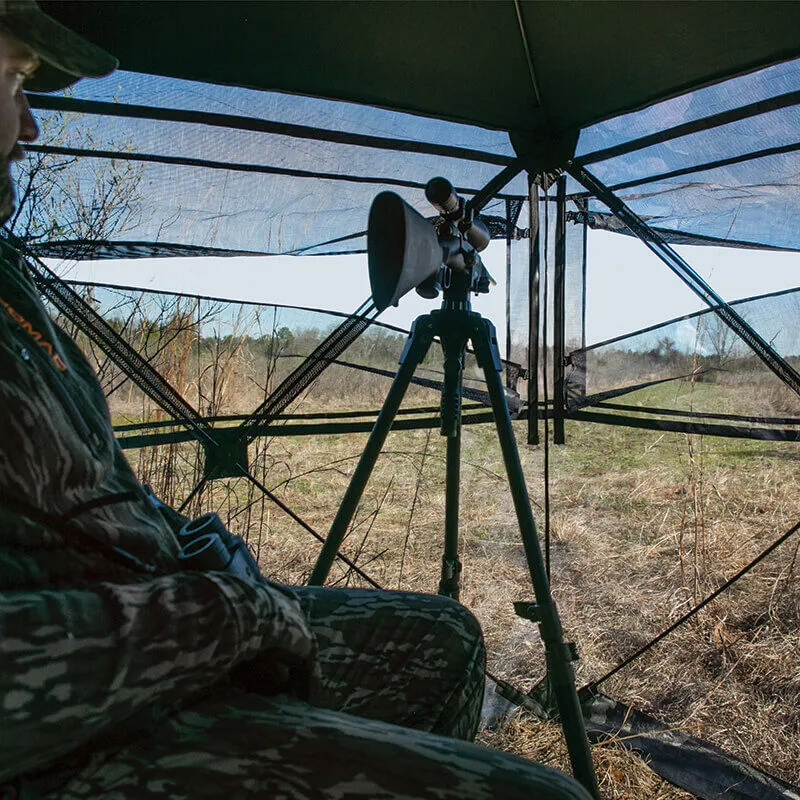 Full Frontal One-Way See-Through Ground Blind