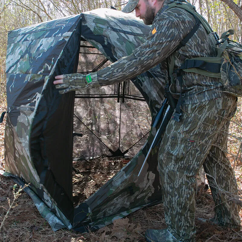 Full Frontal One-Way See-Through Ground Blind