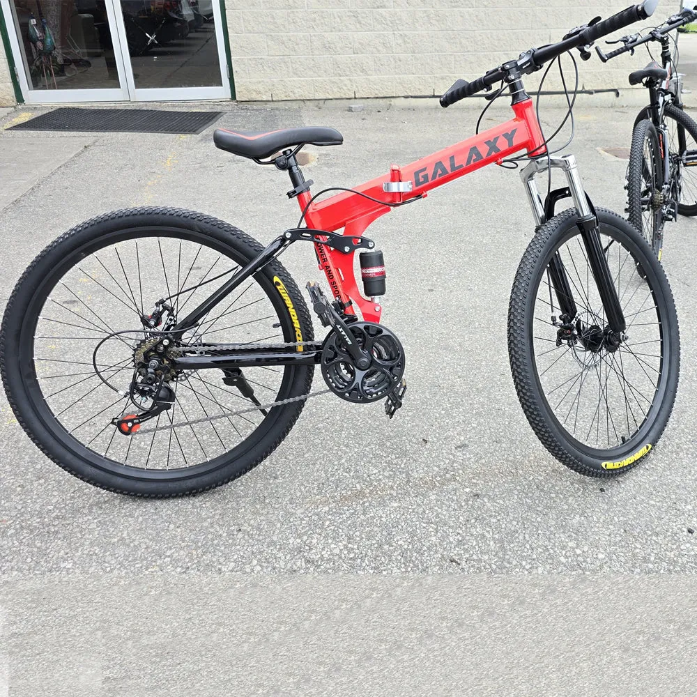 Galaxy 26"  Foldable 24 Gears Mountain Bike