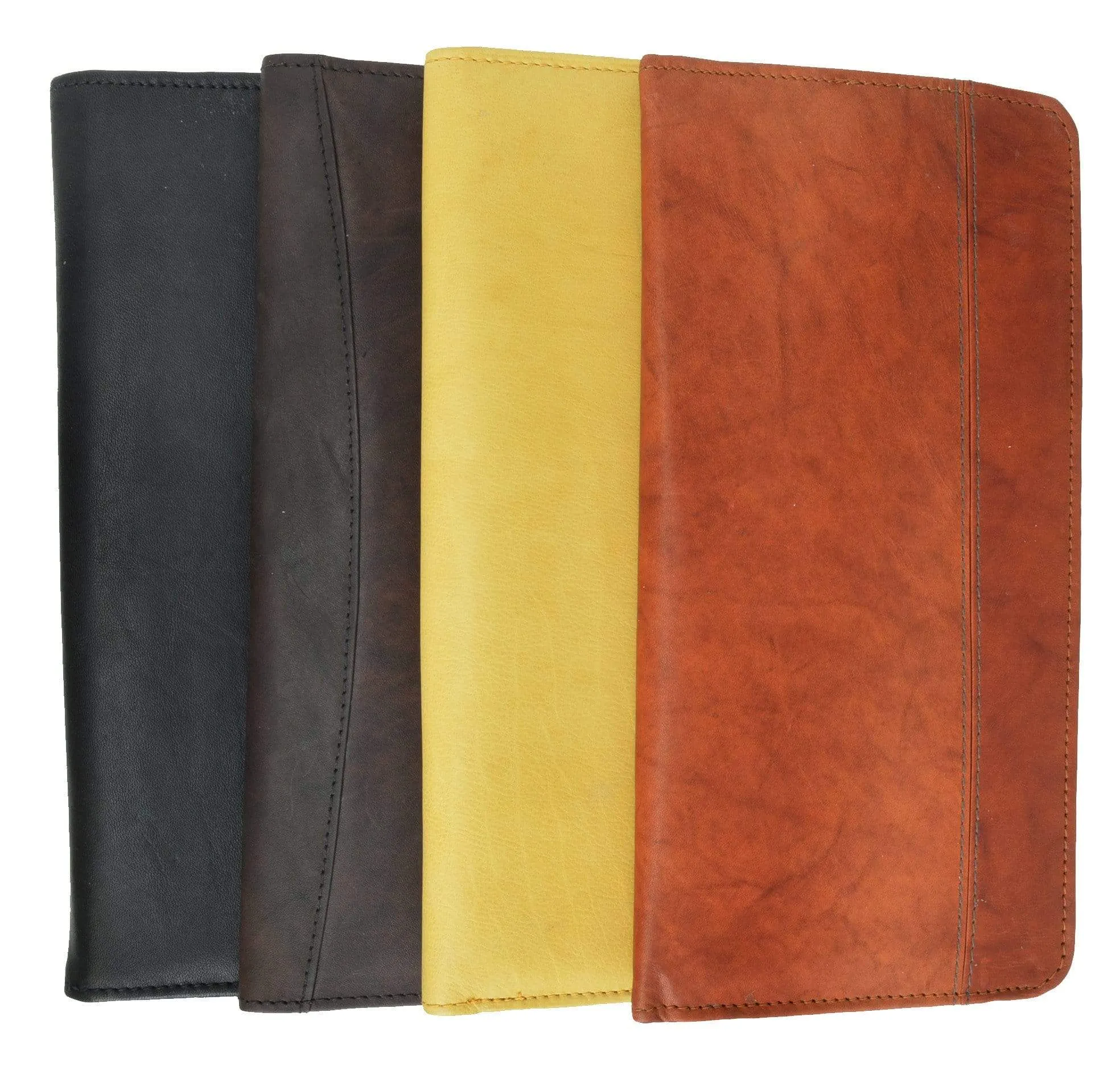 Genuine Leather Boarding Pass and Passport Holder with Credit Card Slots 565 CF (C)