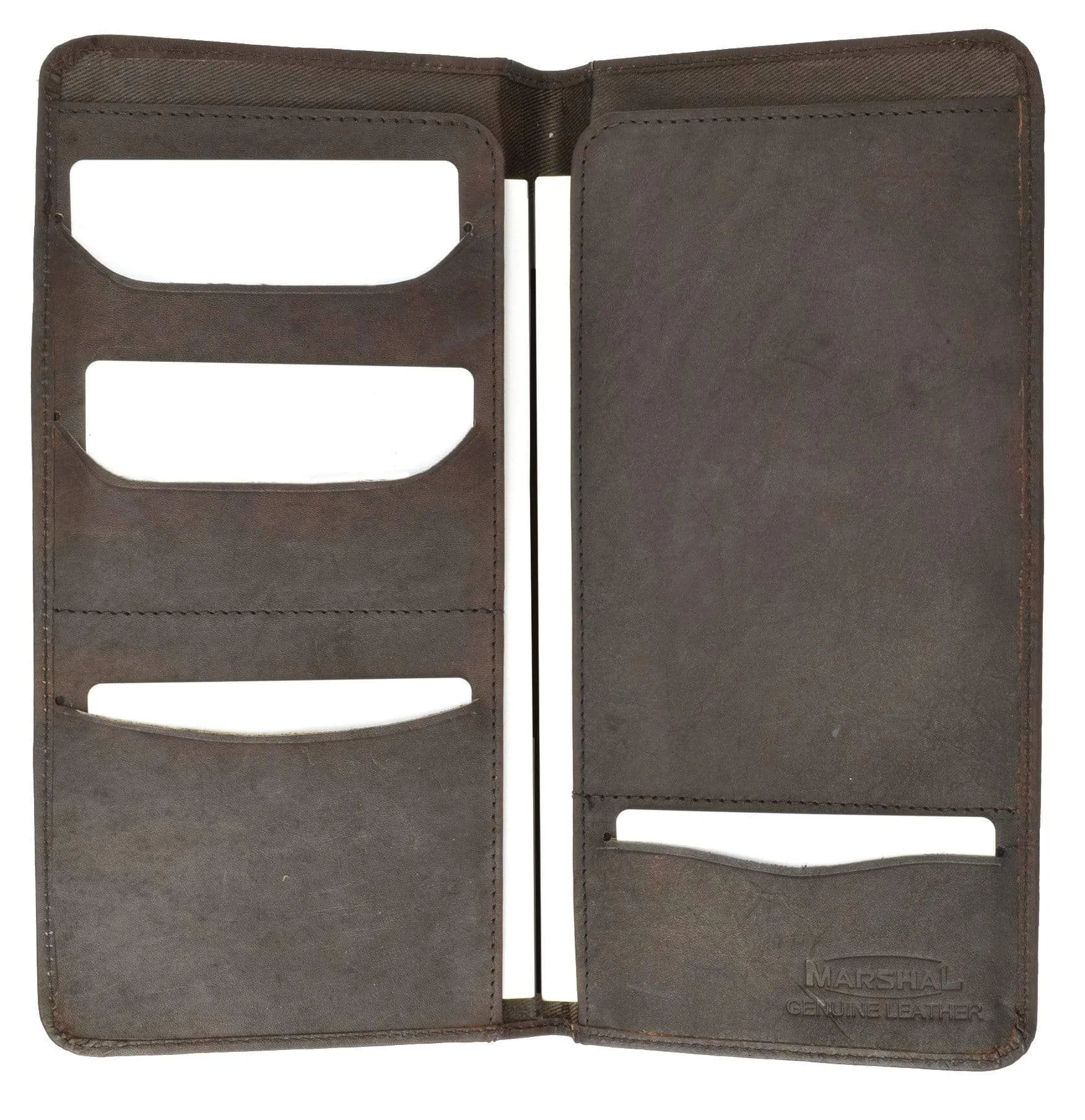 Genuine Leather Boarding Pass and Passport Holder with Credit Card Slots 565 CF (C)