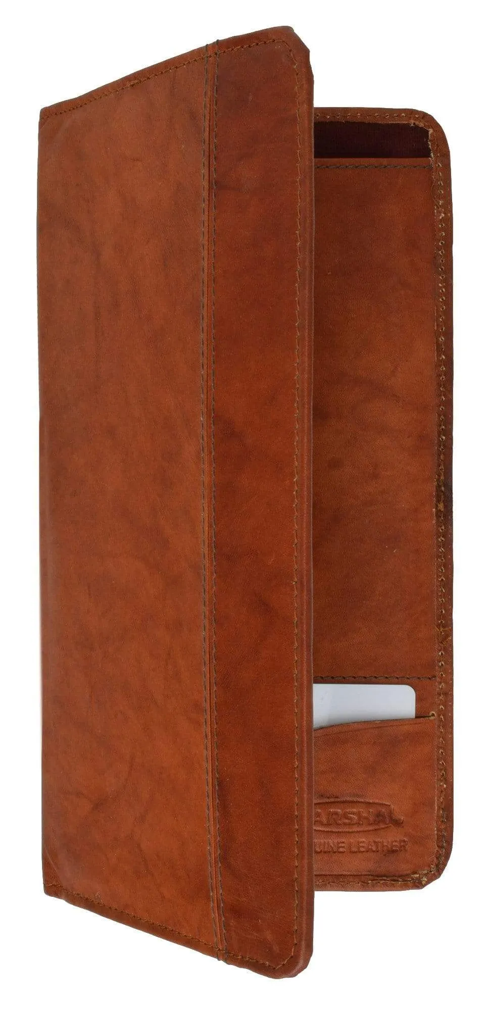 Genuine Leather Boarding Pass and Passport Holder with Credit Card Slots 565 CF (C)