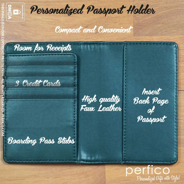 Georgia © Personalized Passport Cover and Holder