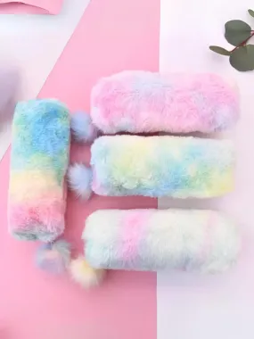 Girls Snuggly Plush Pencil Case