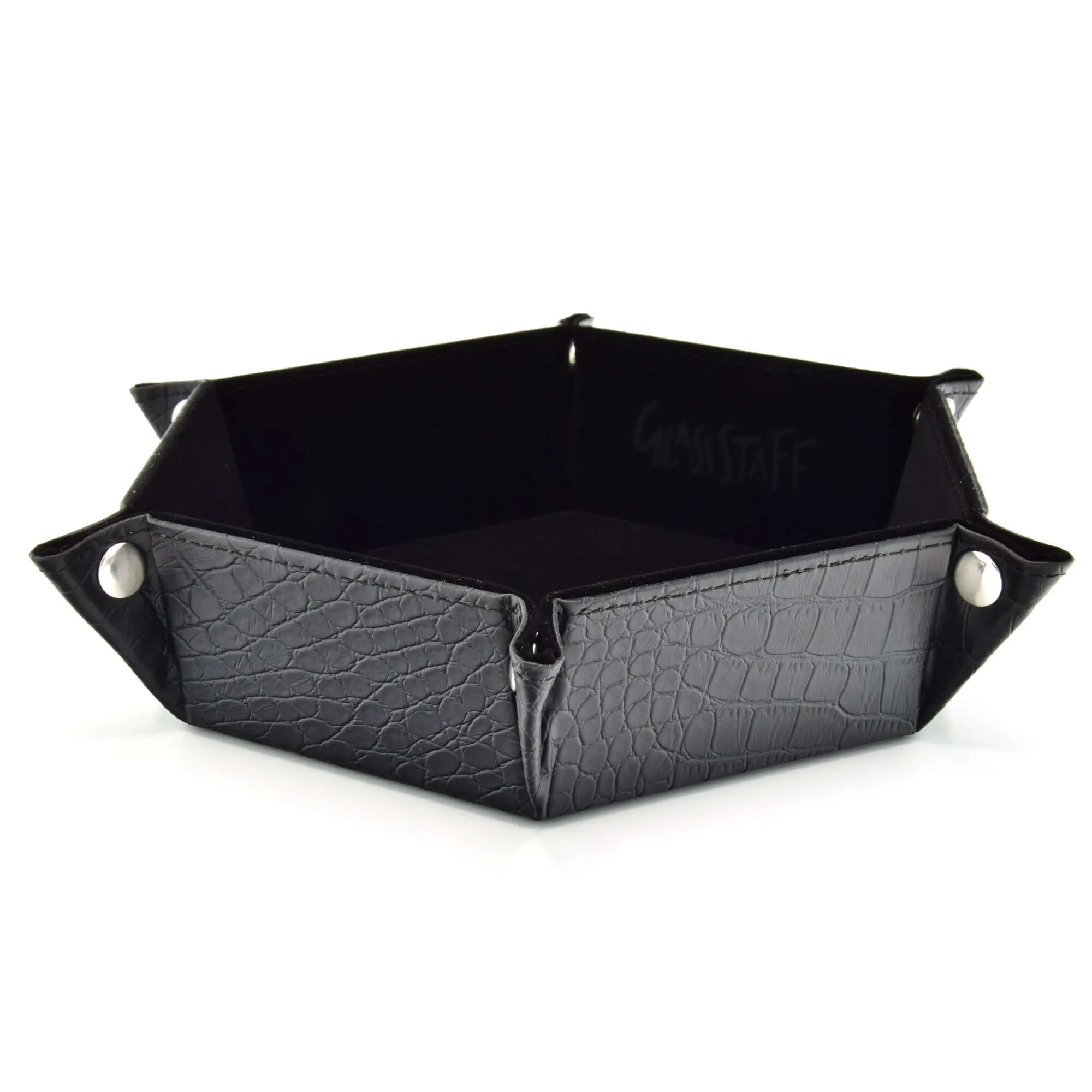 GS Hexagonal Foldable Rolling Tray | Blue Dragon Skin