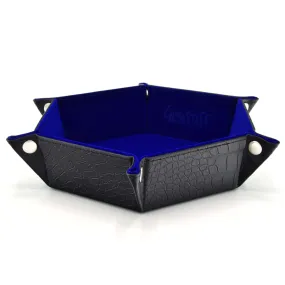 GS Hexagonal Foldable Rolling Tray | Blue Dragon Skin