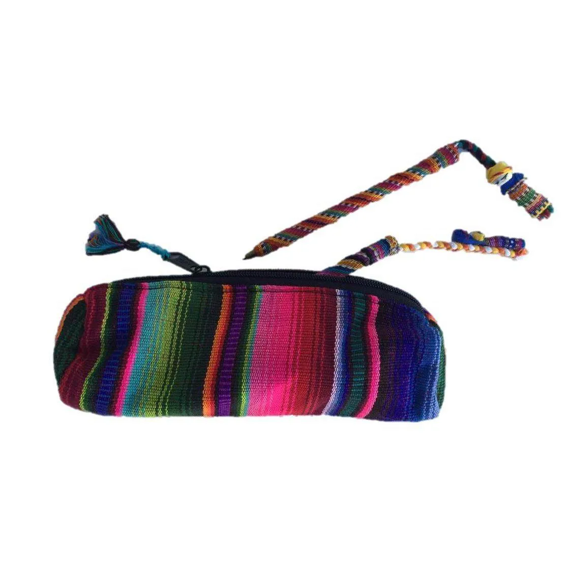 Hacienda Multicolor Sarape Pencil Case - Guatemala