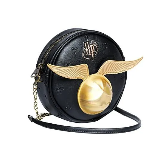 Harry Potter Wings-Round Shoulder Bag, Black