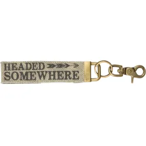 Headed Somewhere Keychain