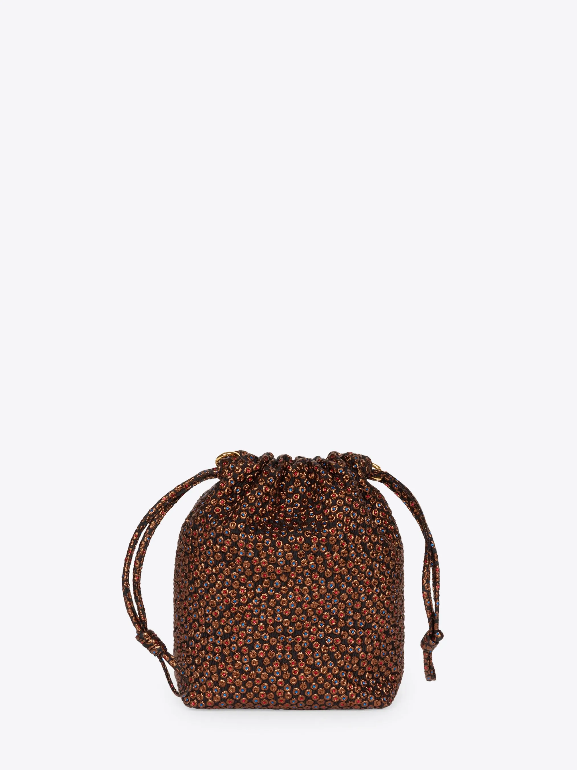 Jacquard pouch bag