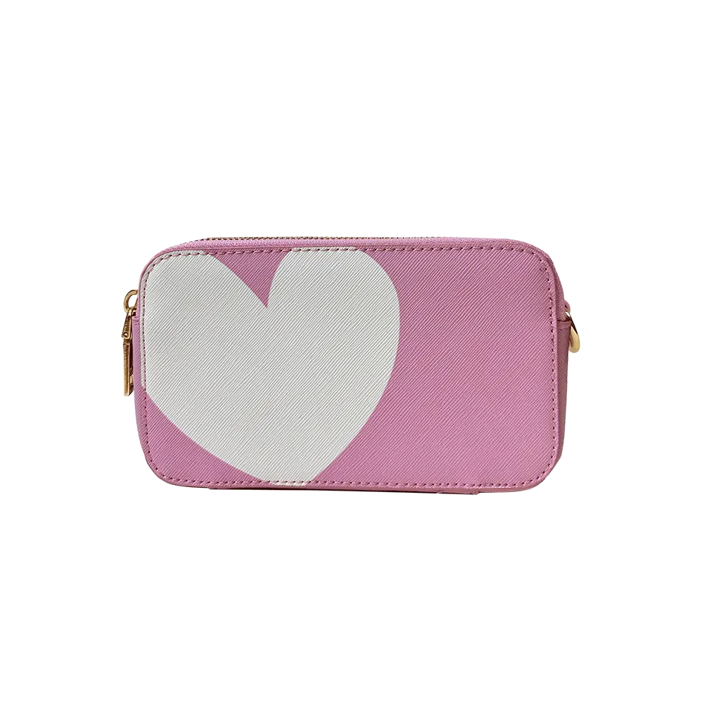 Jamie Heart Camera Bag w/Interchangeable Bag Strap