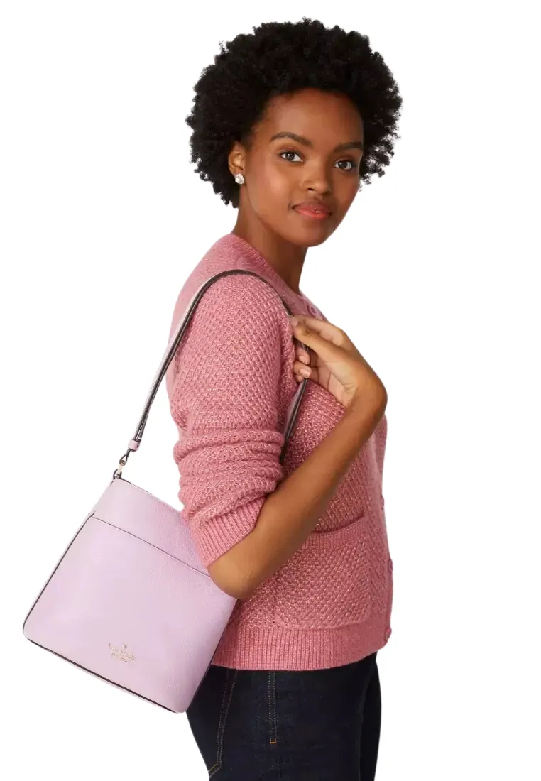 Kate Spade Leila Bucket Bag Small In Quartz Pink KE489