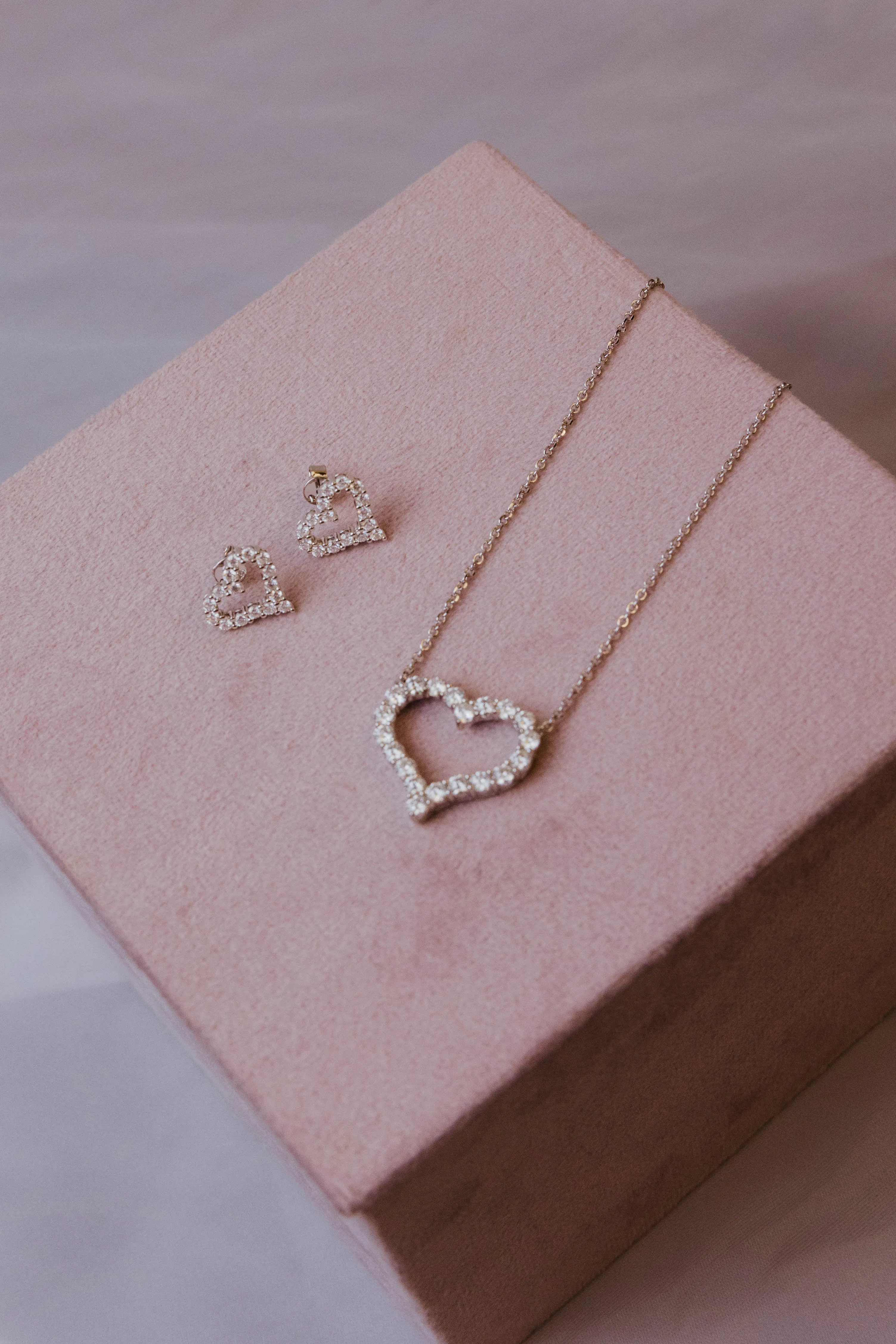 Killing Me Softly .925 Sterling Silver Moissanite Heart Necklace or Earrings