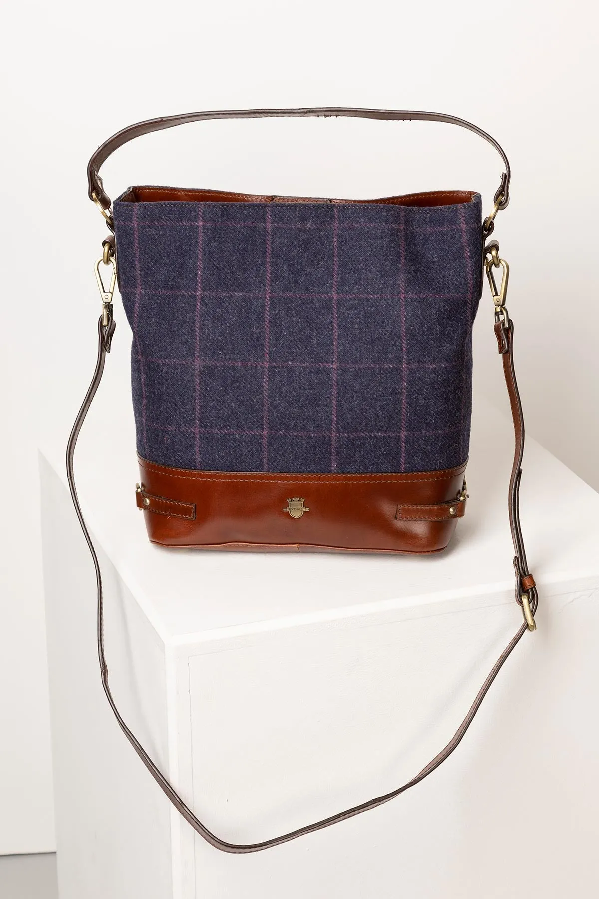 Ladies Tweed Bucket Bag - Middleham