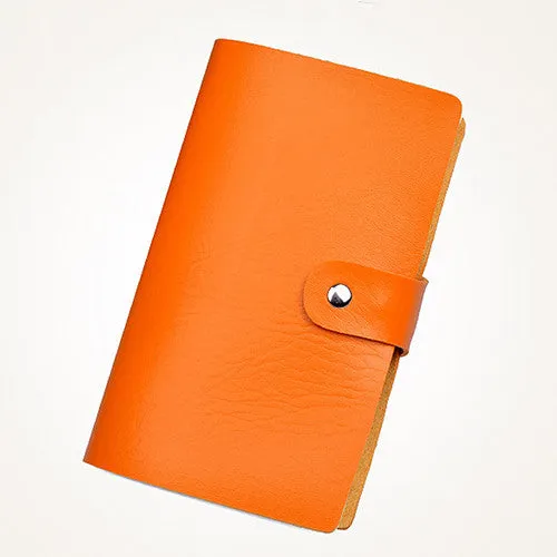 LADSOUL Hot Sale Credit Card Holder Business Leather ID Card Holder Bank Cards Keeper Bag 96 Bit Slots Cards ls6943/h