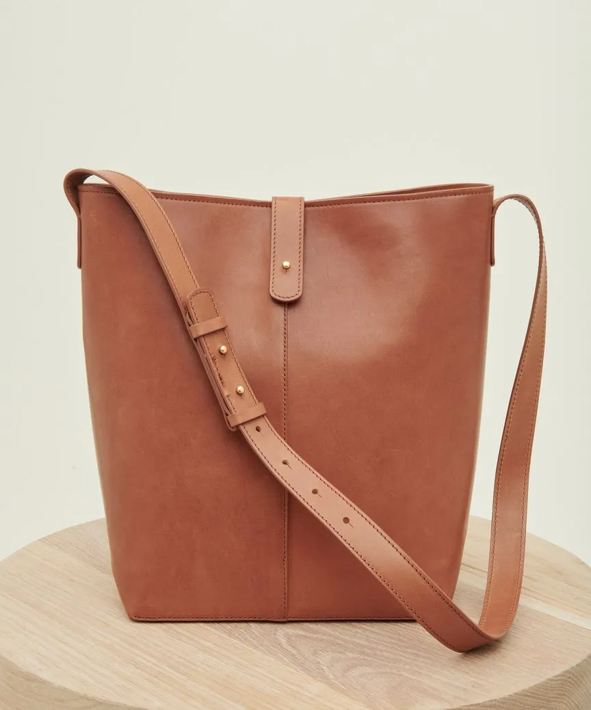 Leather Bucket Bag