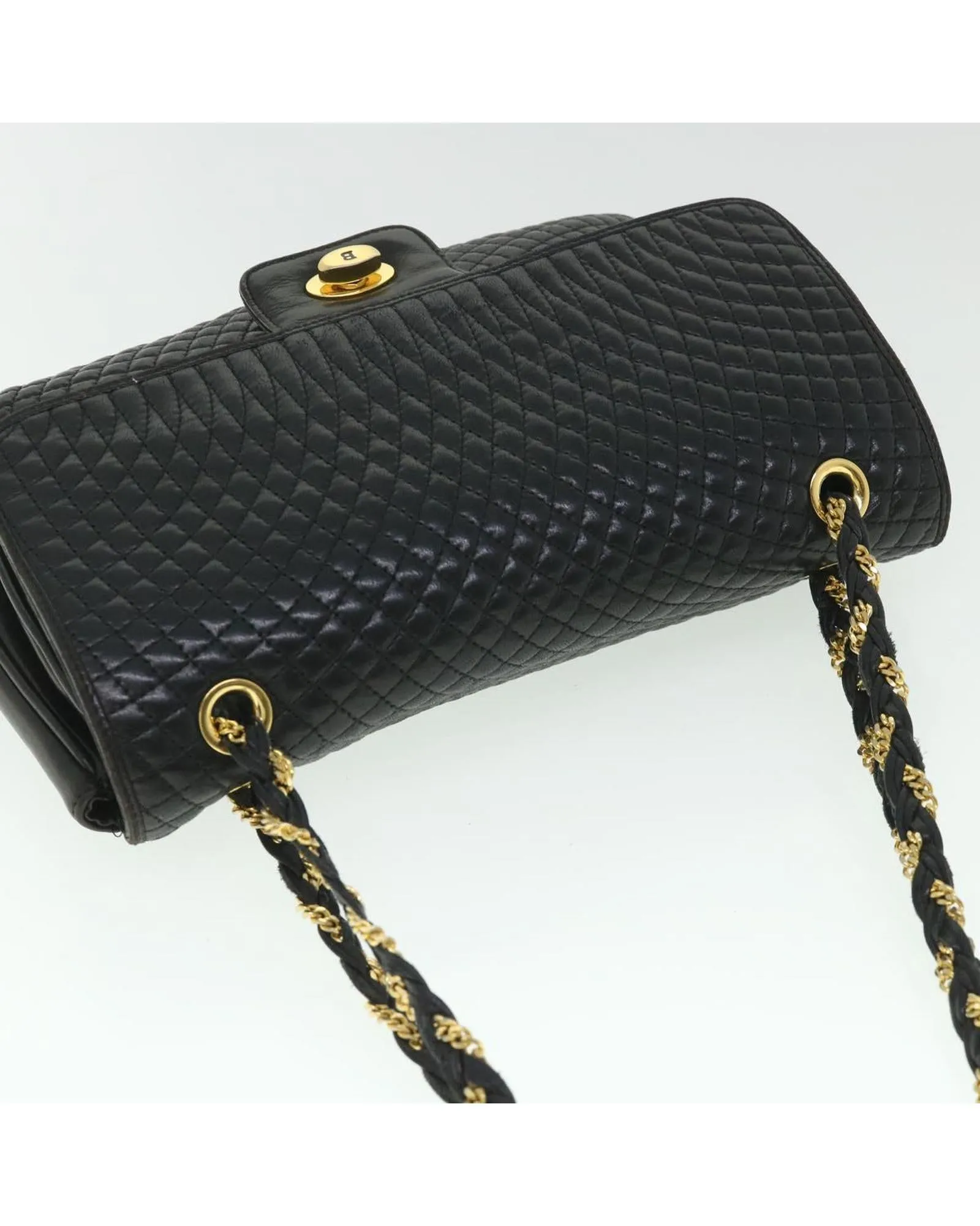 Leather Chain Shoulder Bag