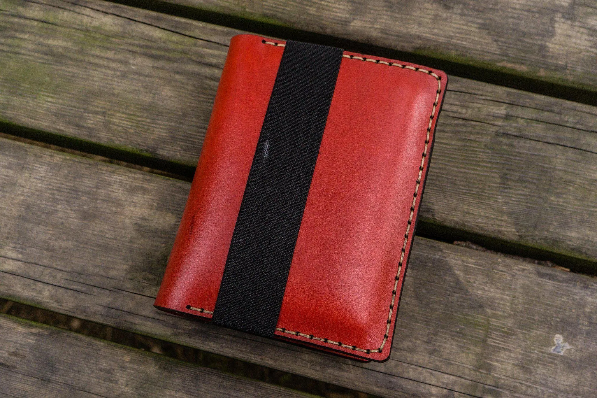 Leather Leuchtturm1917 A6 Notebook Cover - Red