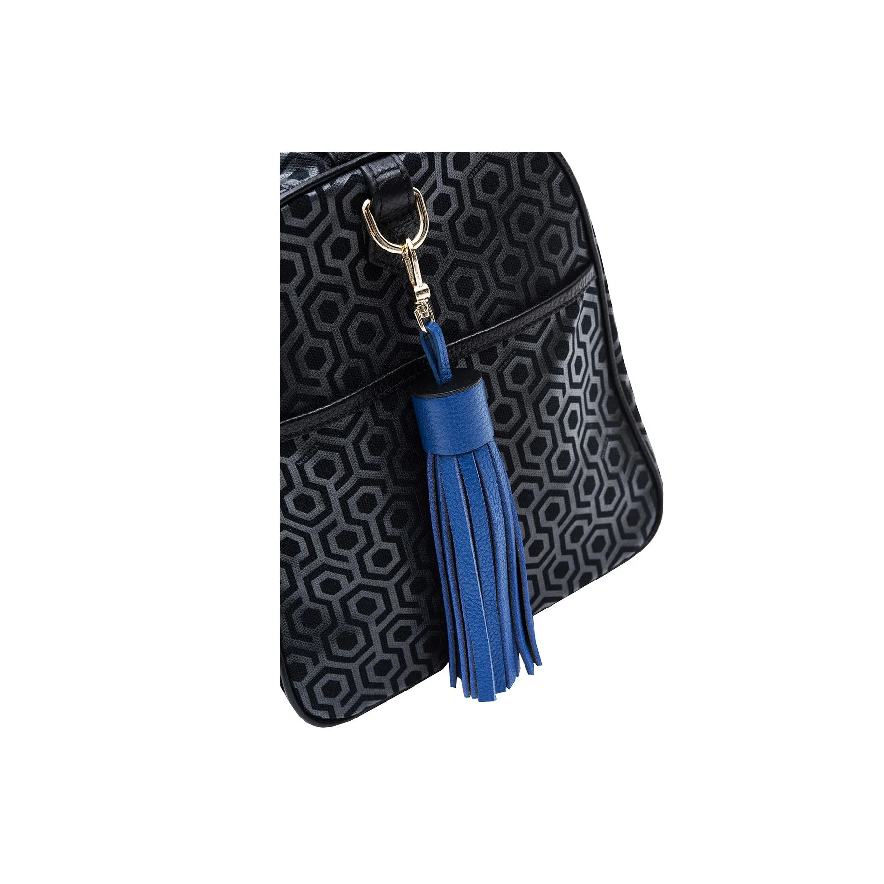 Leather Tassel - Blue