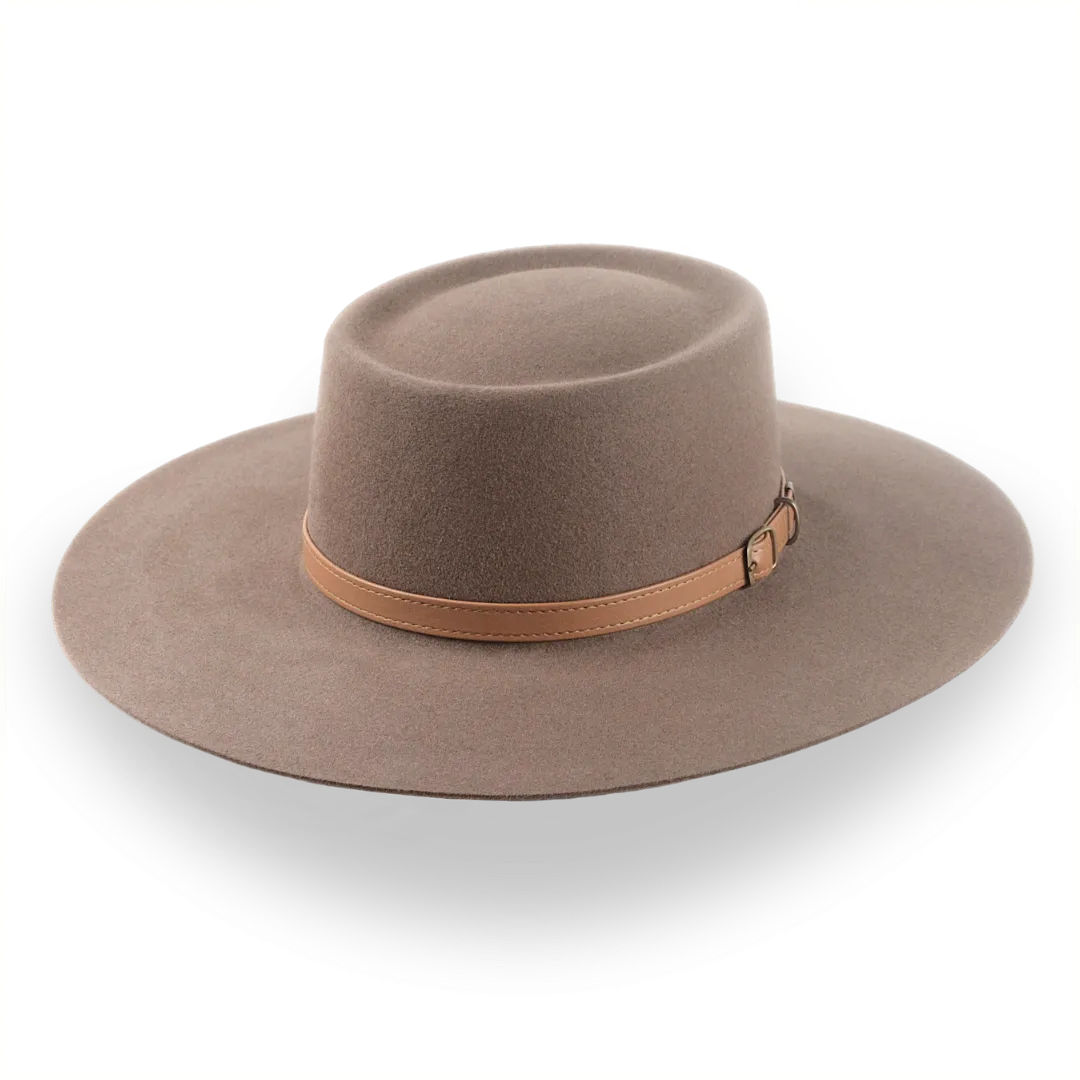 Light Brown Wide Brim Vaquero Cowboy Hat | The Mojave