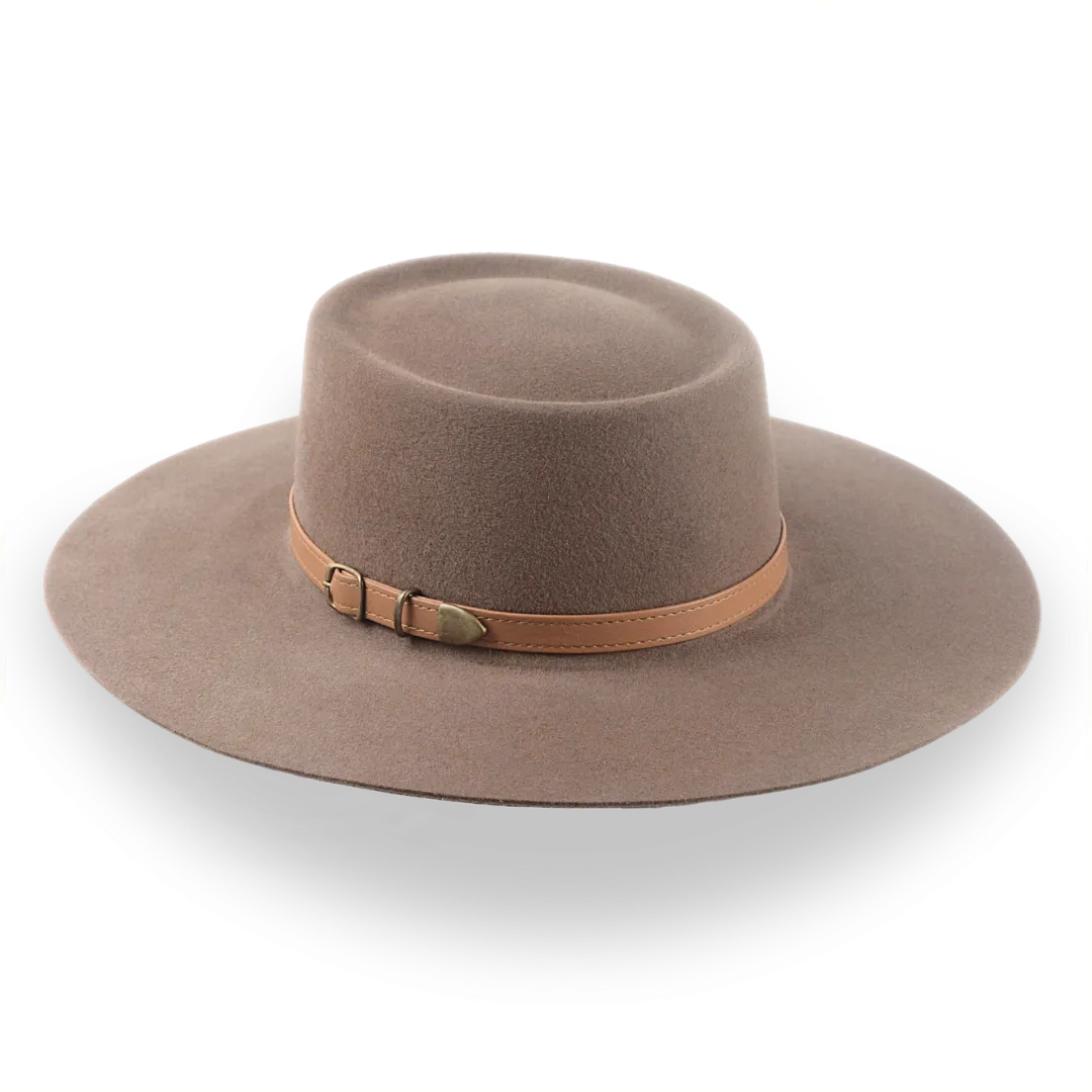 Light Brown Wide Brim Vaquero Cowboy Hat | The Mojave