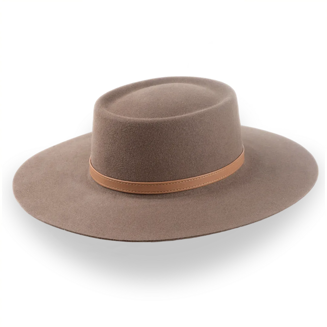 Light Brown Wide Brim Vaquero Cowboy Hat | The Mojave