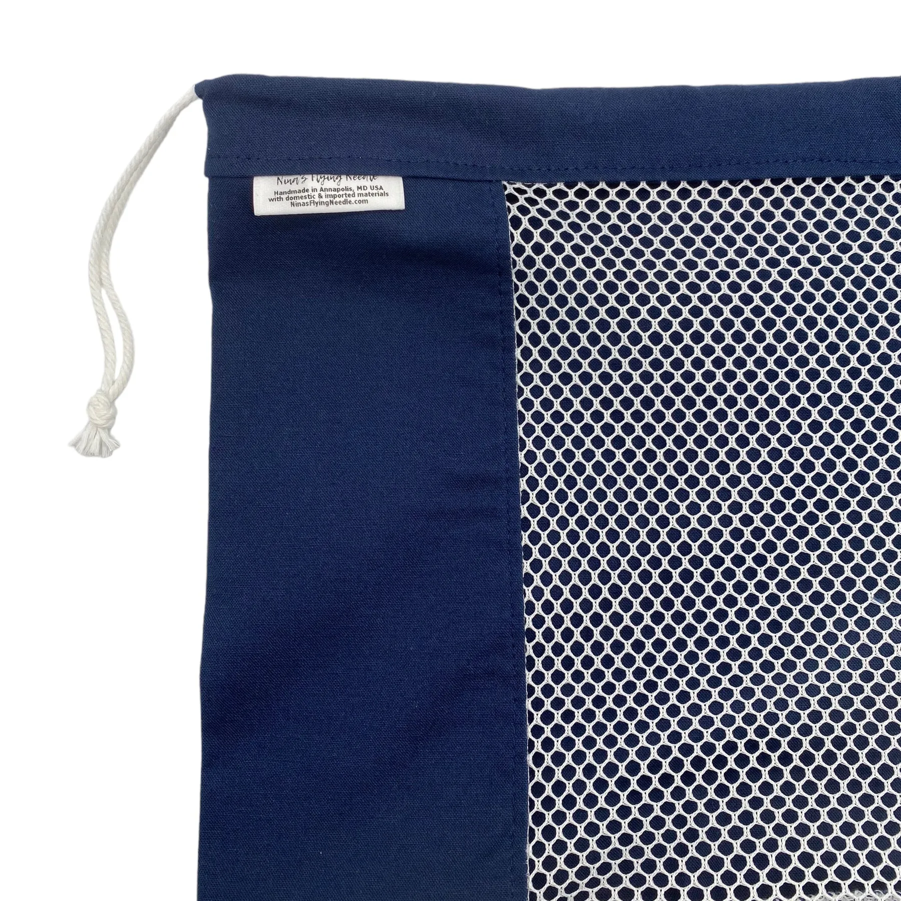 Medium Produce Bag Solid Navy Blue