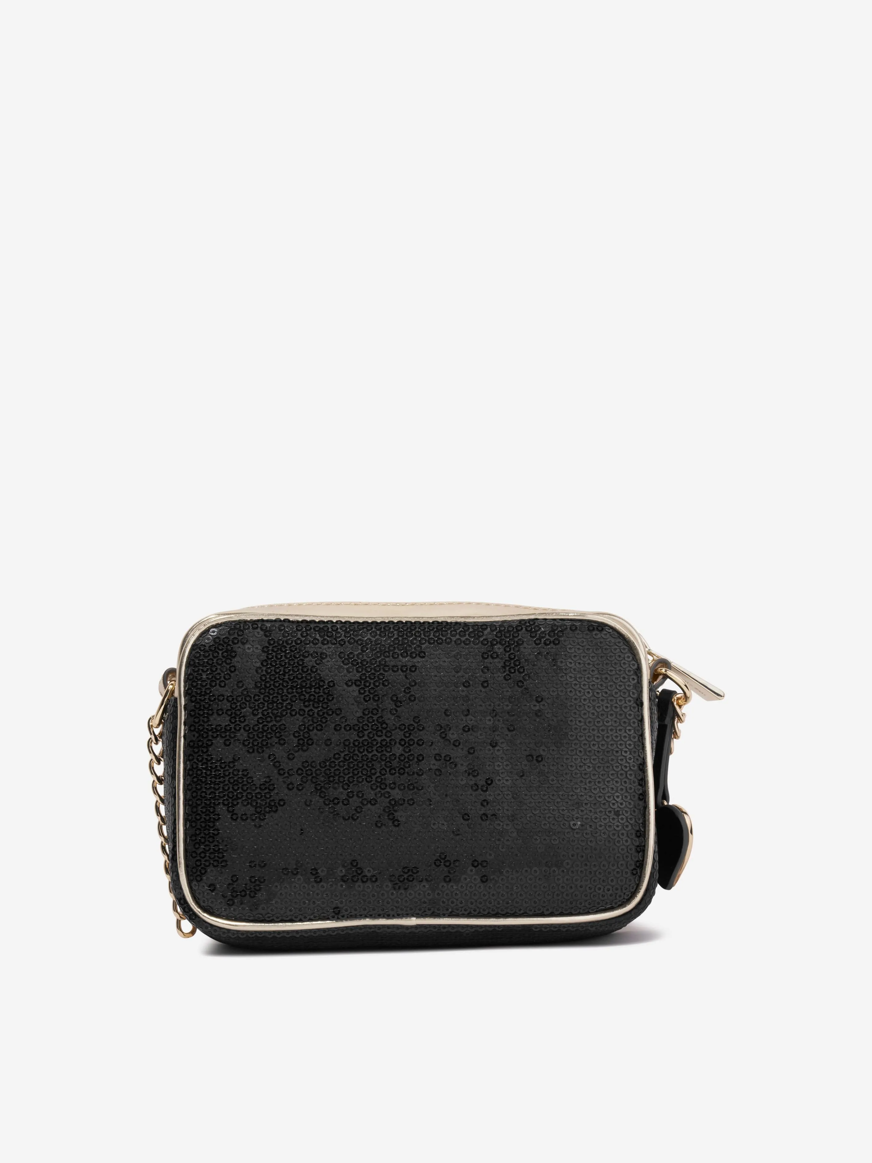 Michael Kors Girls Logo Shoulder Bag in Black