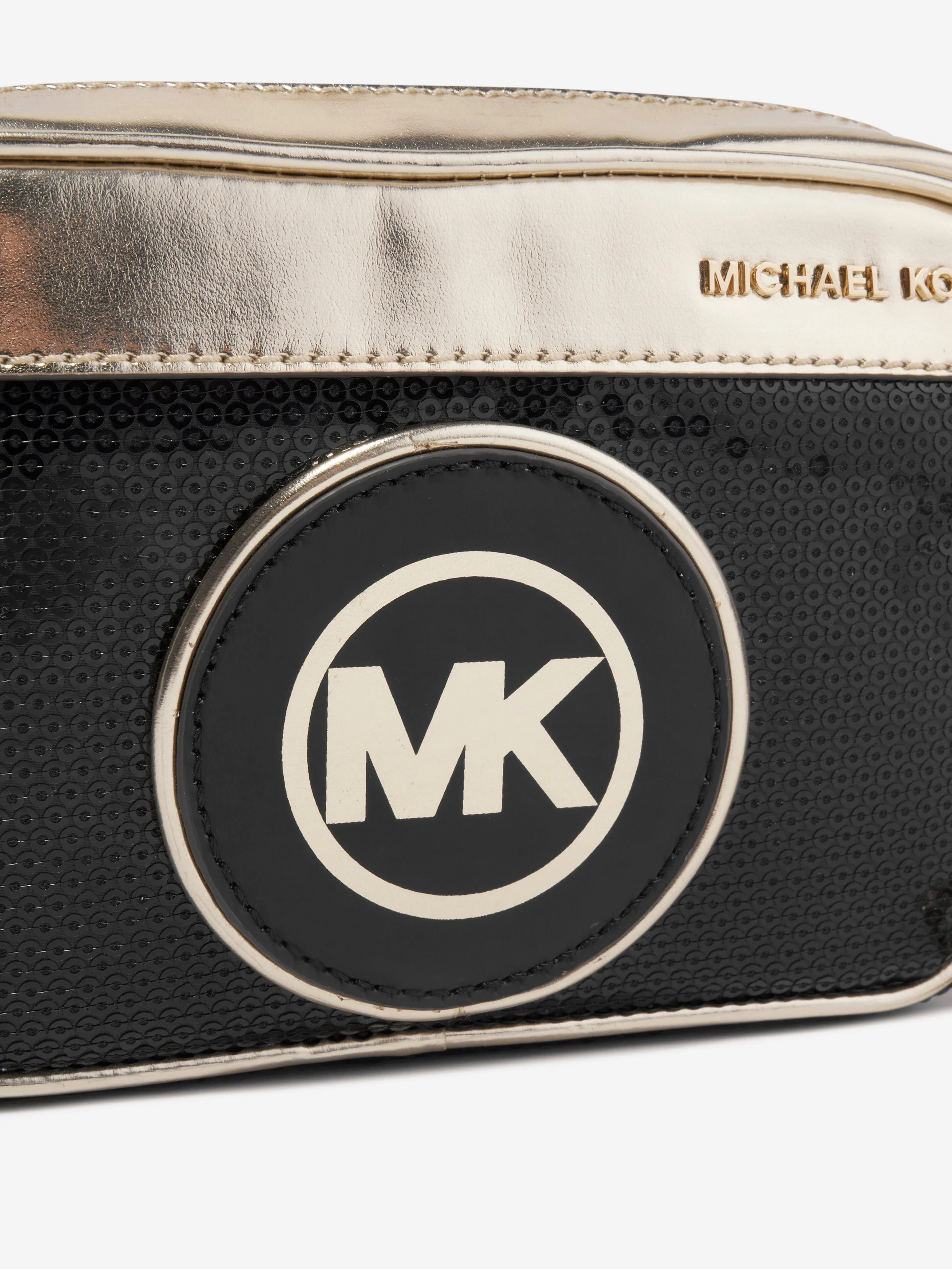 Michael Kors Girls Logo Shoulder Bag in Black