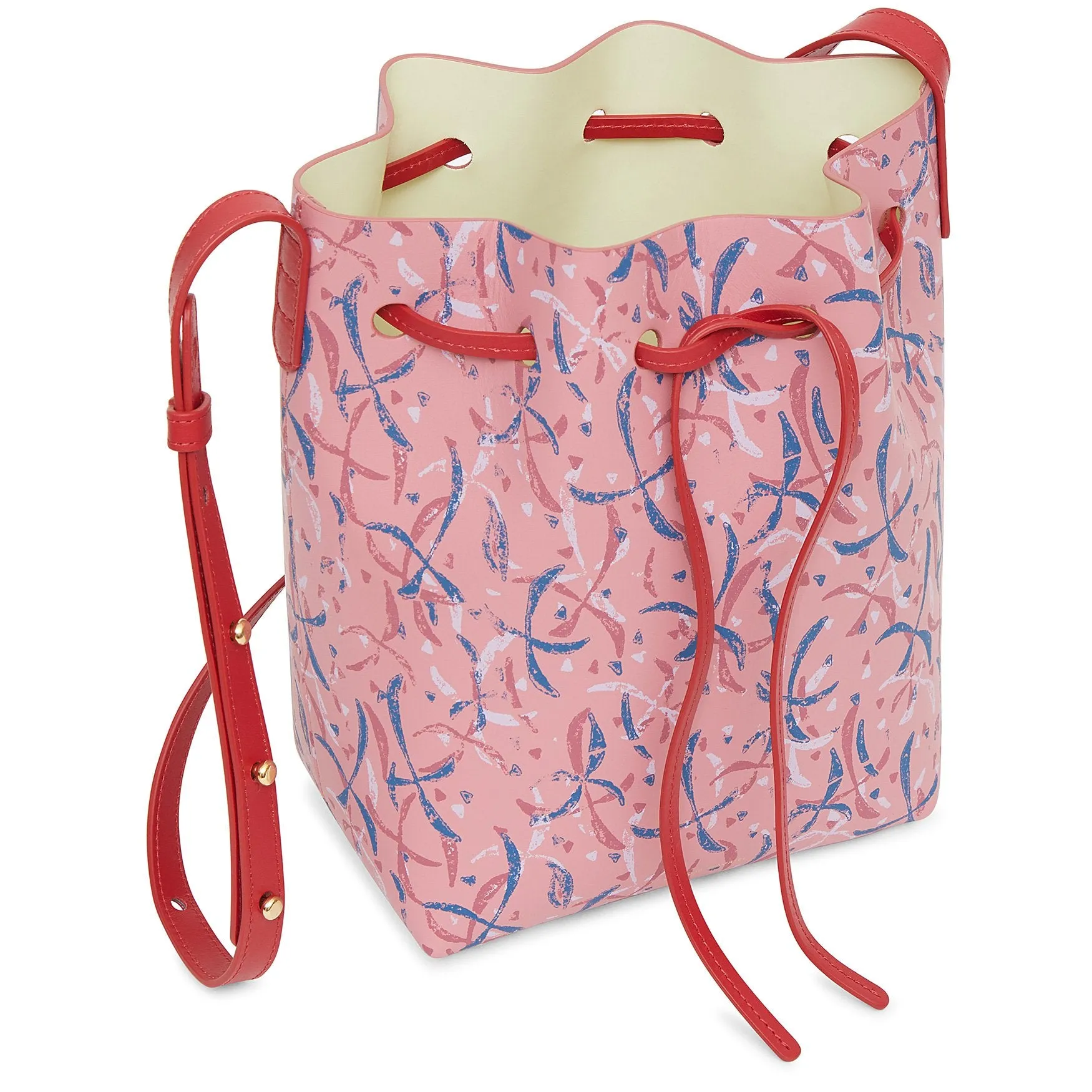 Mini Bucket Bag - Peony Summer Print