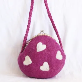 Mini Love Felt Purse