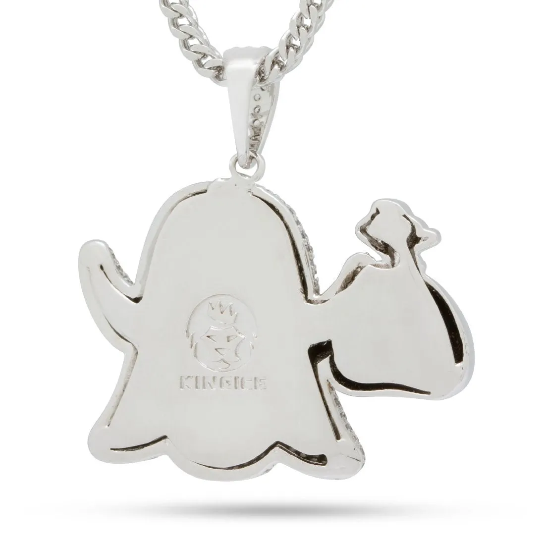 Money Ghost Emoji Necklace