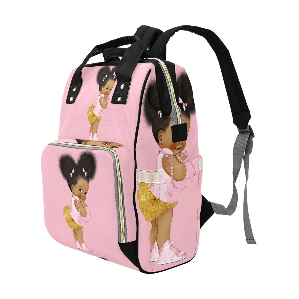 Multi-Function Backpack/Diaper Bag-Girl