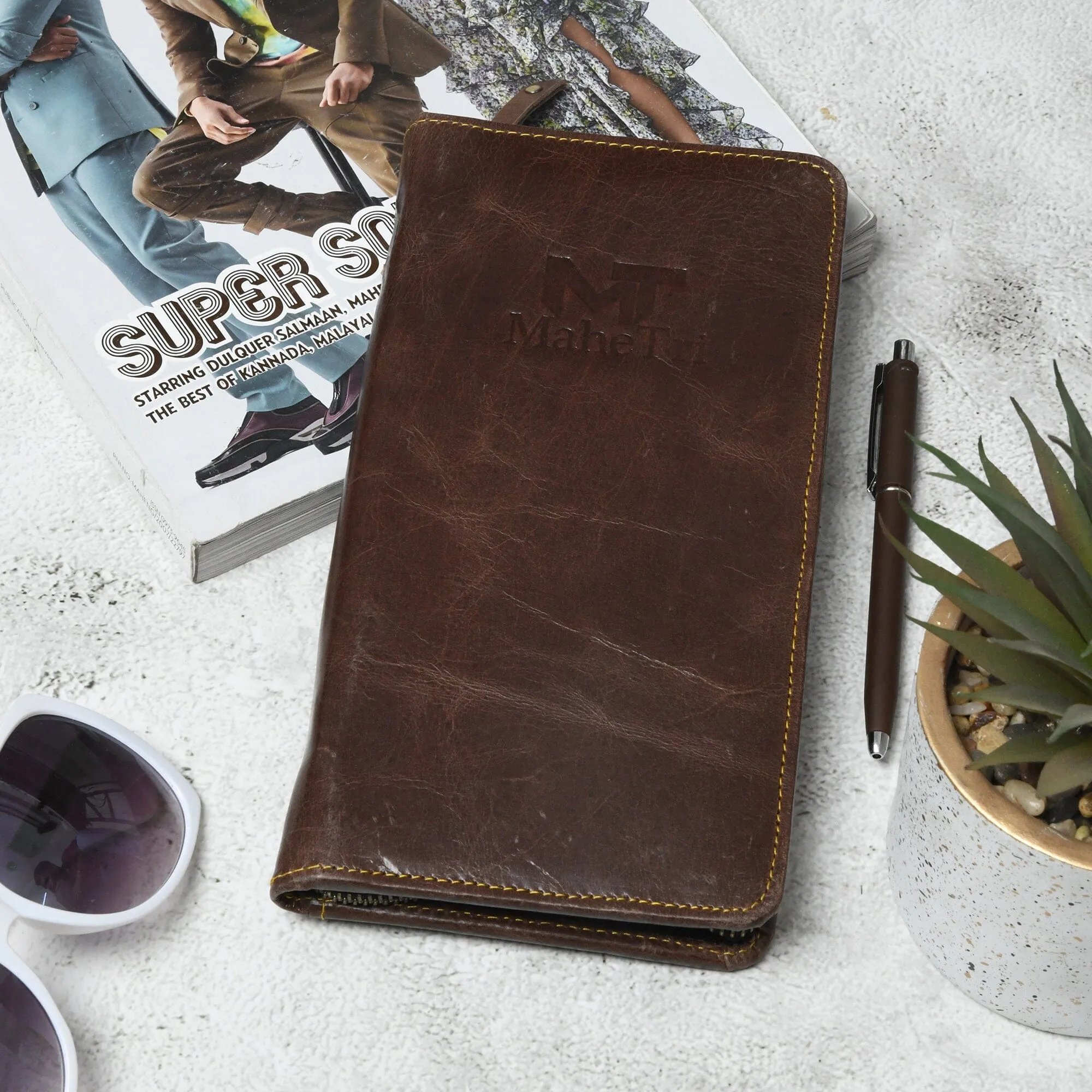 Multi Purpose Leather Passport Holder