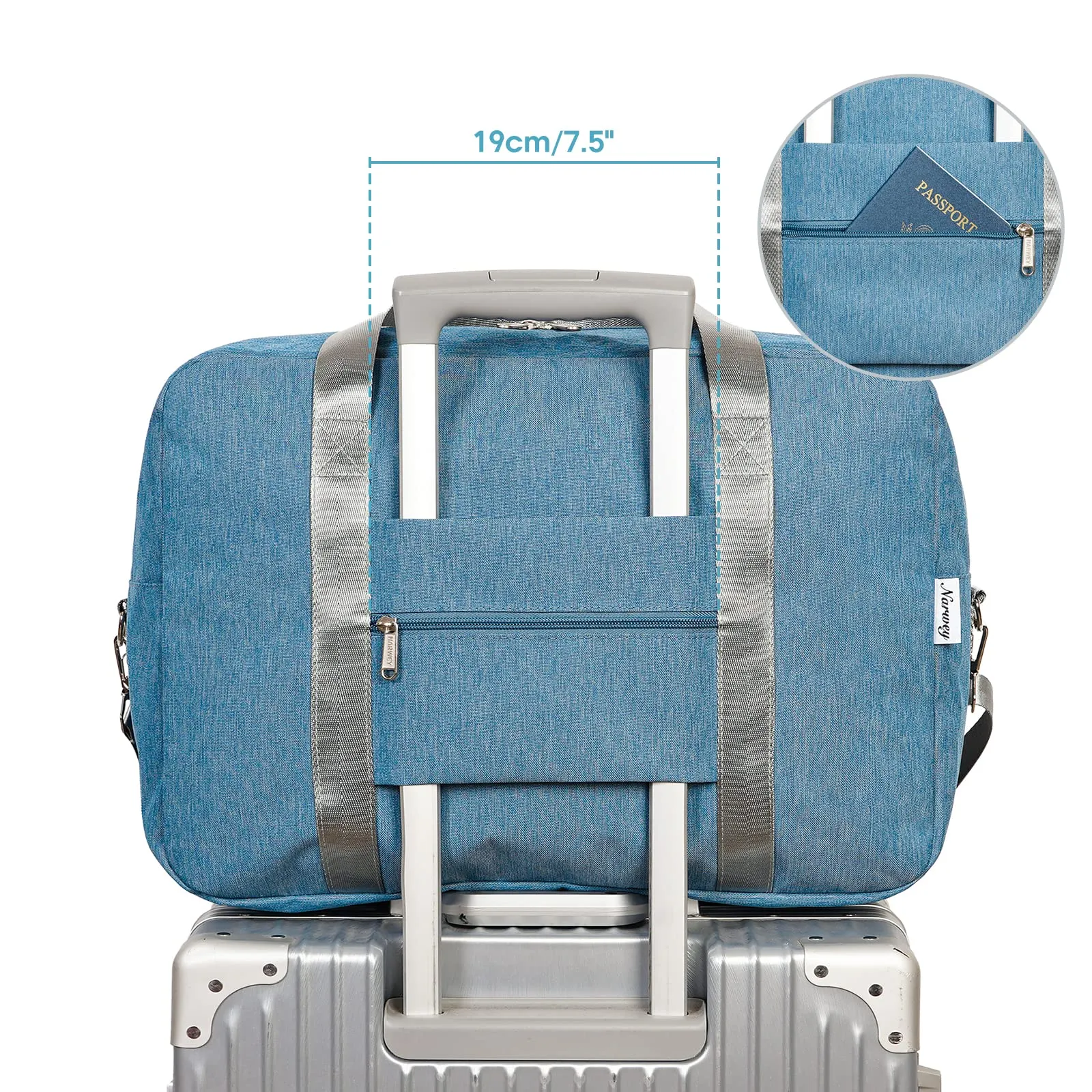 Narwey Airlines Approved Carry on Duffel Bag