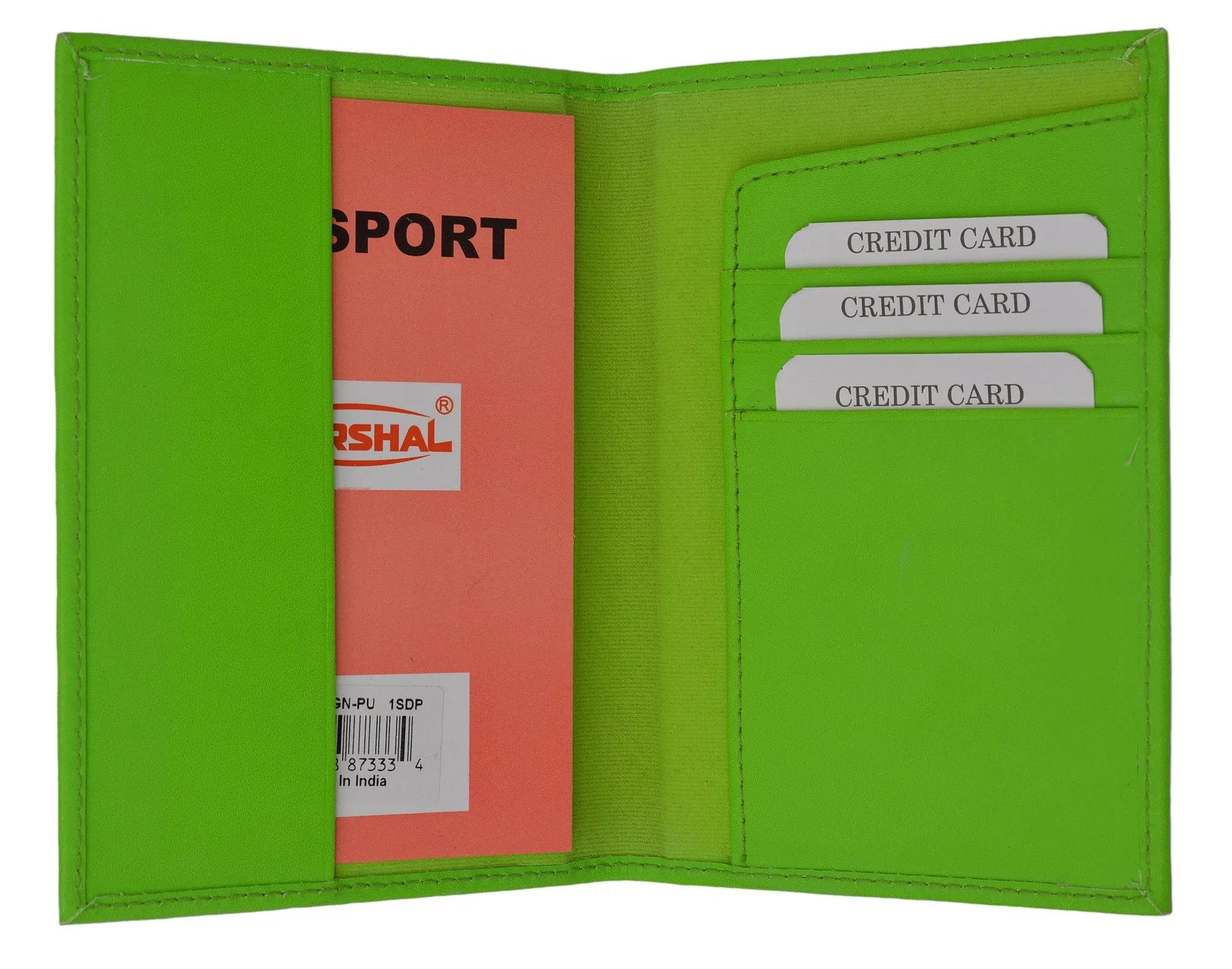 New Travel passport cover credit card holder wallet by Marshal® 601 PU USA