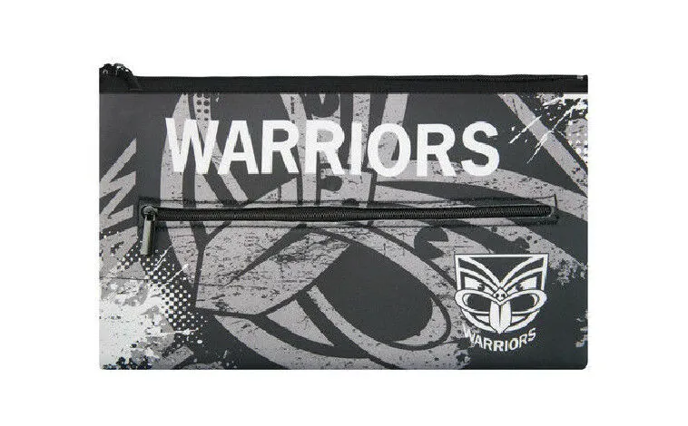 New Zealand Warriors NRL Large Neoprene Pencil Case