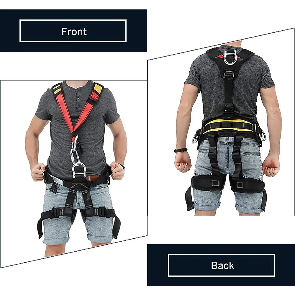 NewDoar Adjustable Thickness Climbing Harness Full Body