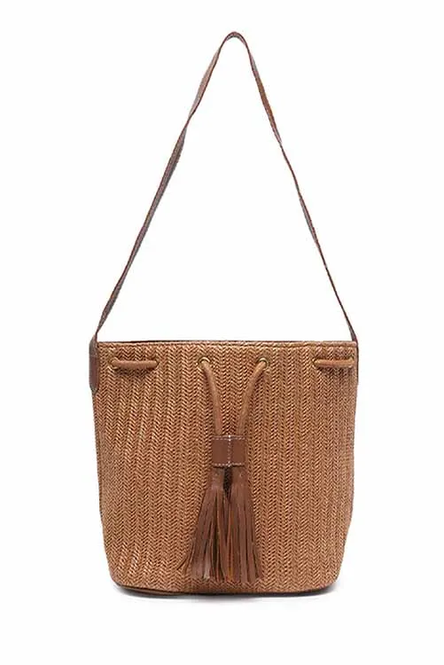 Nutmeg Raffia Bags Combo