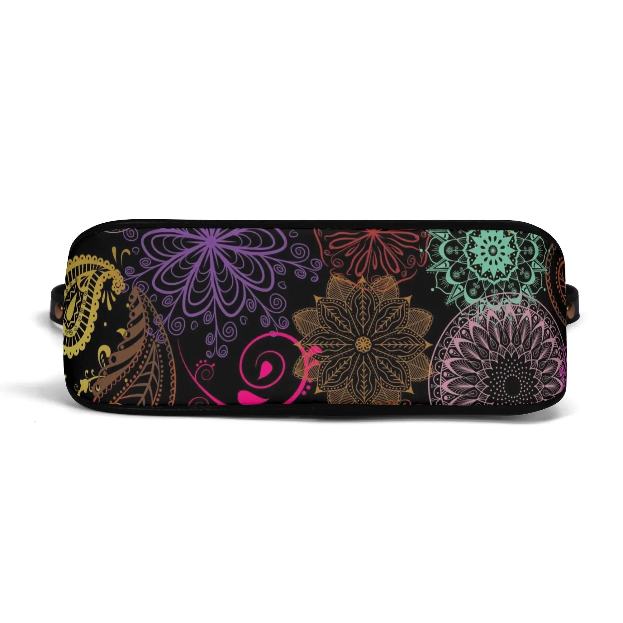 Paisley Mist Lady PU Cross-body Bag With Chain Decoration