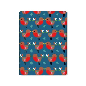 Passport Cover Holder Travel Wallet Case - Cute Red Bairds